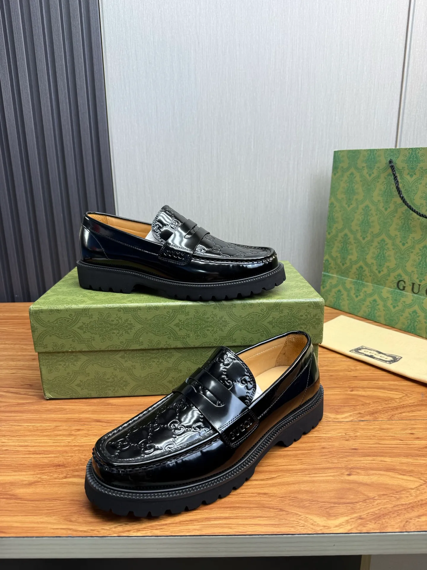 Factory price 580💰 GUCCI. Gucci men's business casual leather shoes, luxurious and noble👞All imported original brand leather materials, just to create a more comfortable wearing experience, upper: original cowhide. Frosted cowhide➕Imported full cowhide, original outsole✔️16-45 (45 non-refundable)